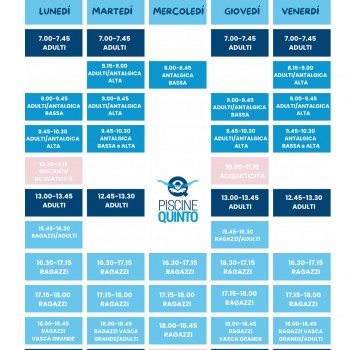 CORSI ESTIVI AD AGOSTO