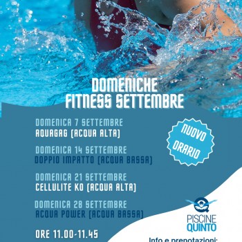 DOMENICHE PROMOZIONALI SETTEMBRE