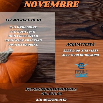 DOMENICHE PROMOZIONALI NOVEMBRE